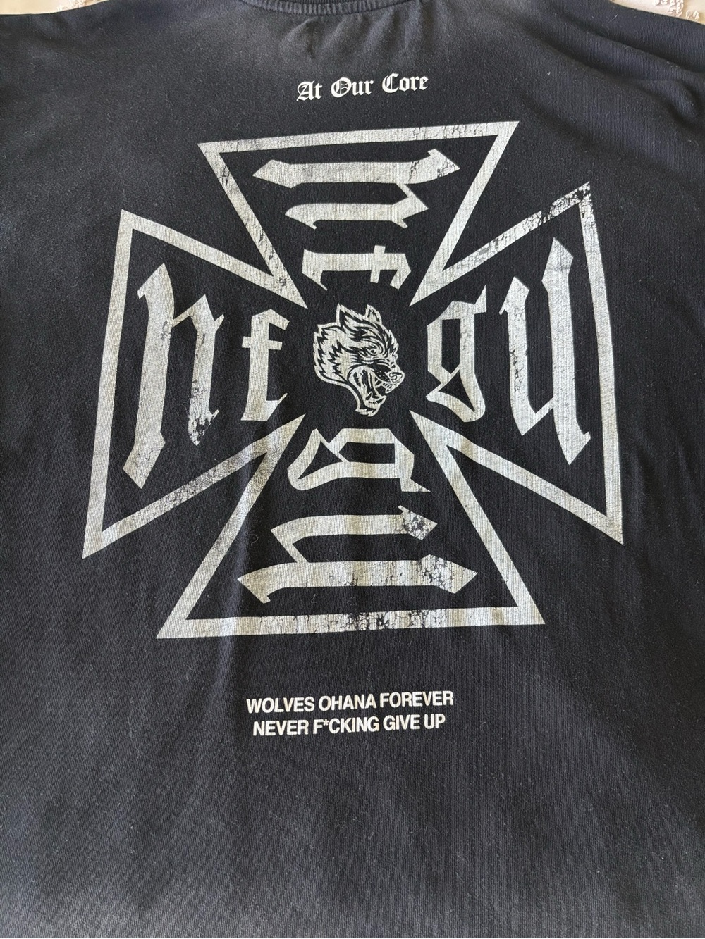 Darc Sport Wolves Graphic Black Shirt